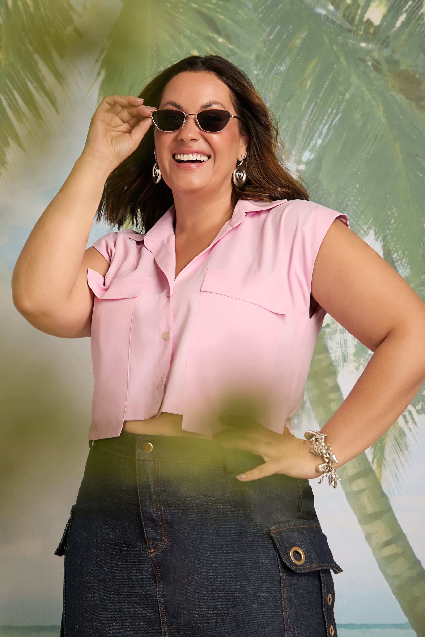 Cropped Rosé Chic
