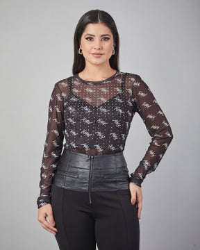 CALÇA FLARE PRETA
