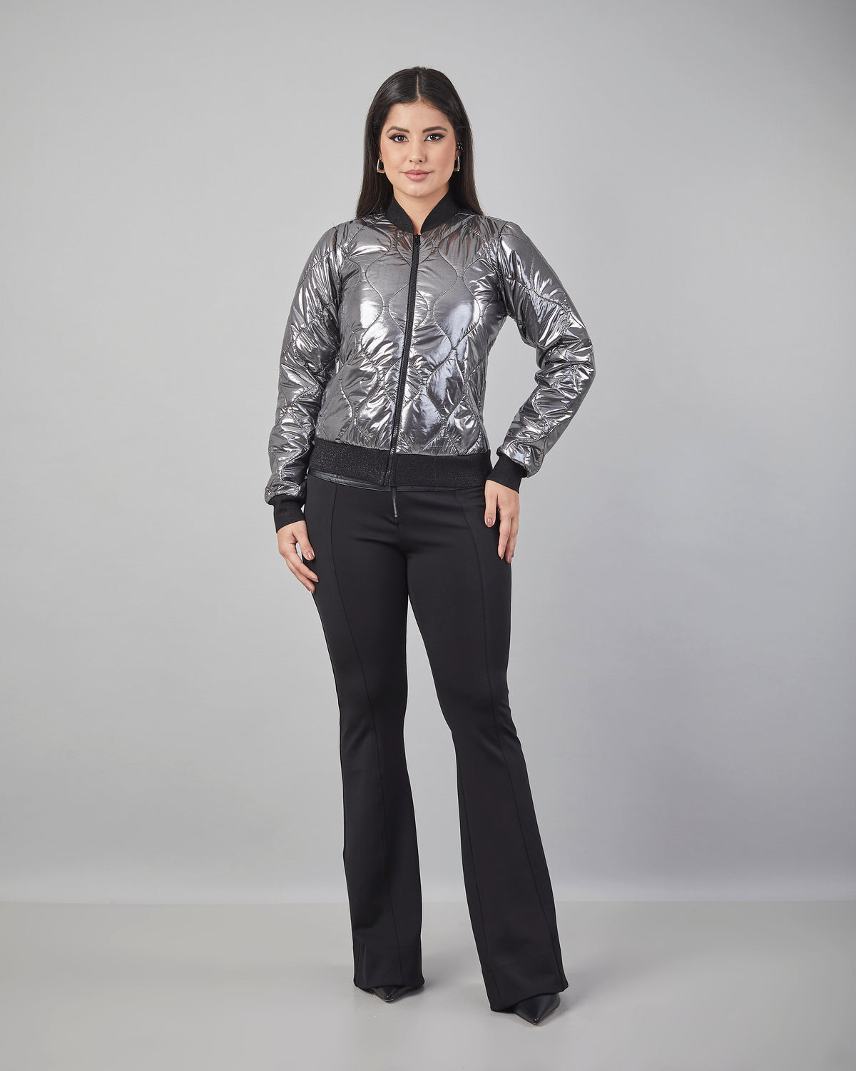 JAQUETA METALIC PUFFER