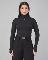 BLUSA CACHARREL BÁSICA PRETA - Promoção