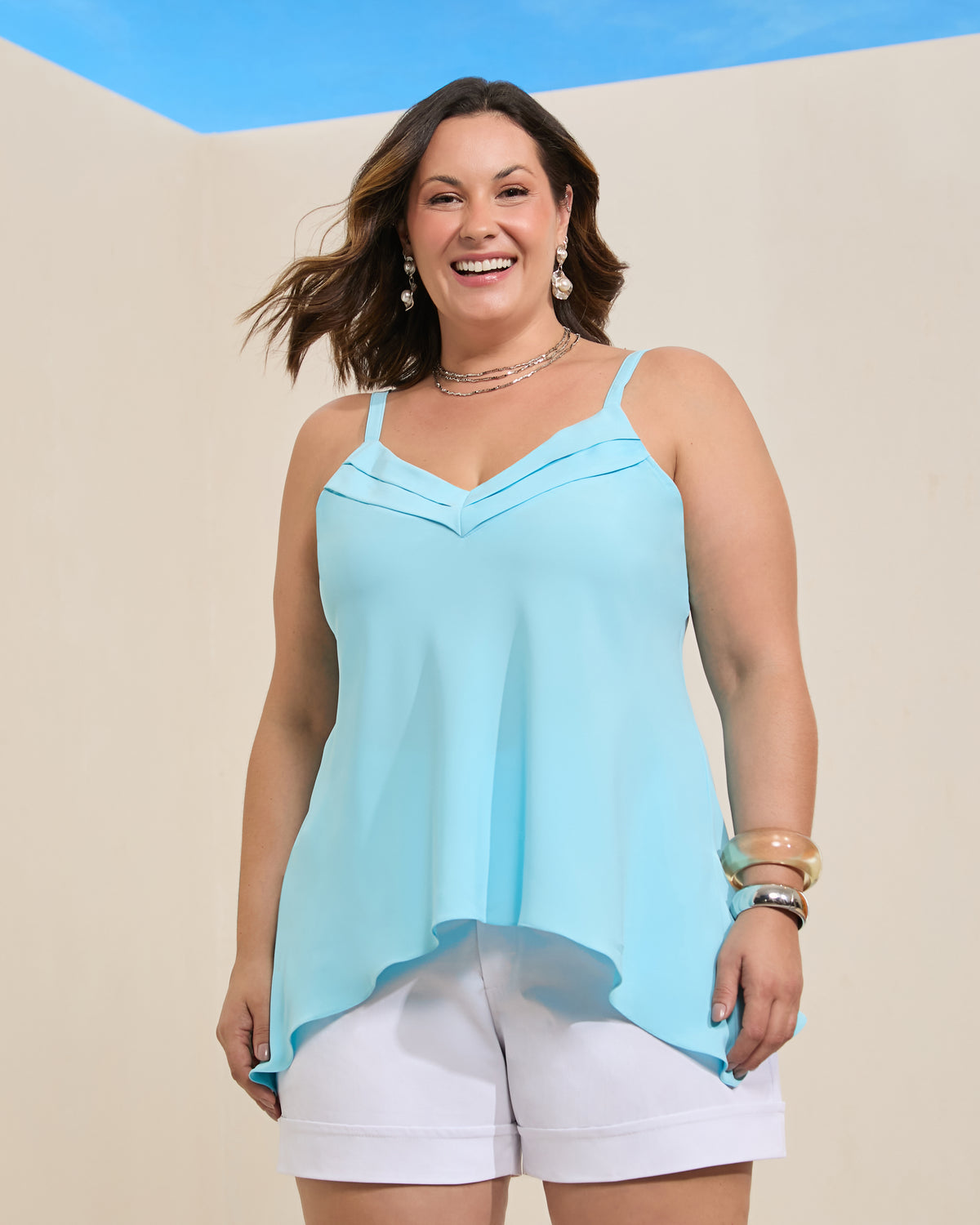 Blusa Maré Azul