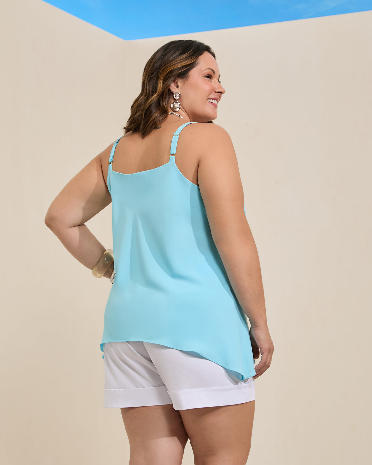 Blusa Maré Azul