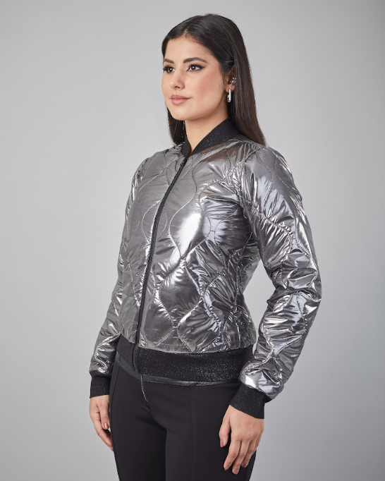 JAQUETA METALIC PUFFER