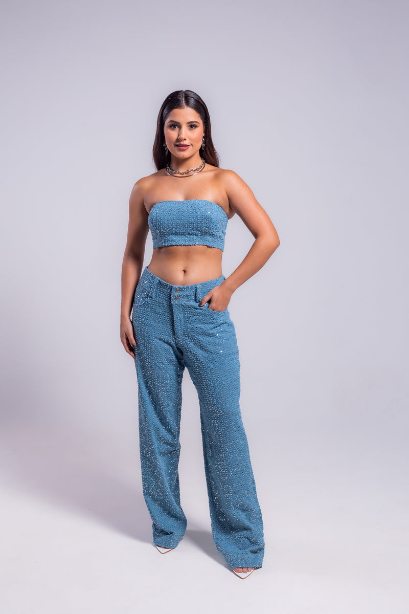 CALÇA BABYBLUE DESTROYED