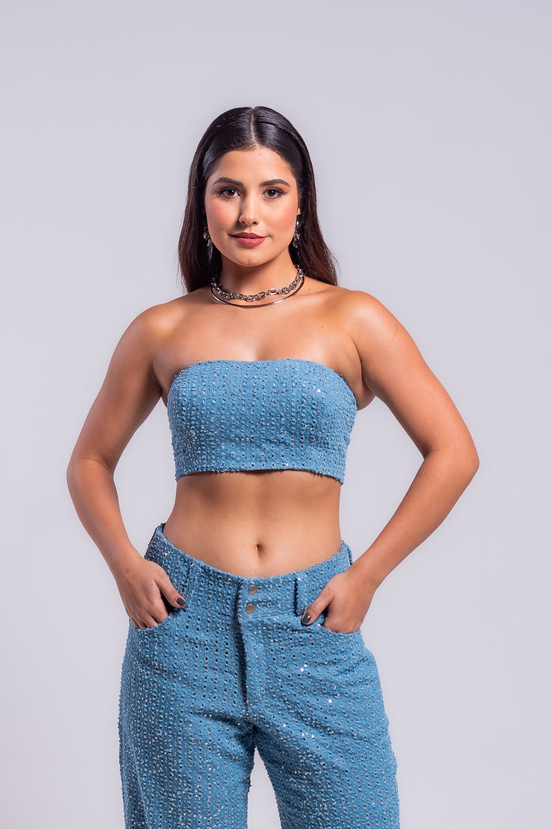 CALÇA BABYBLUE DESTROYED